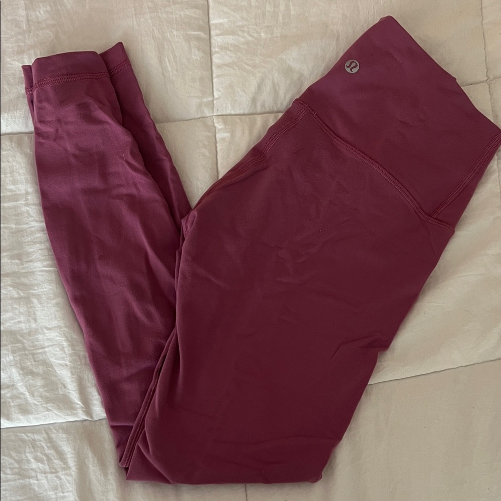 Lululemon Dark Pink Leggings